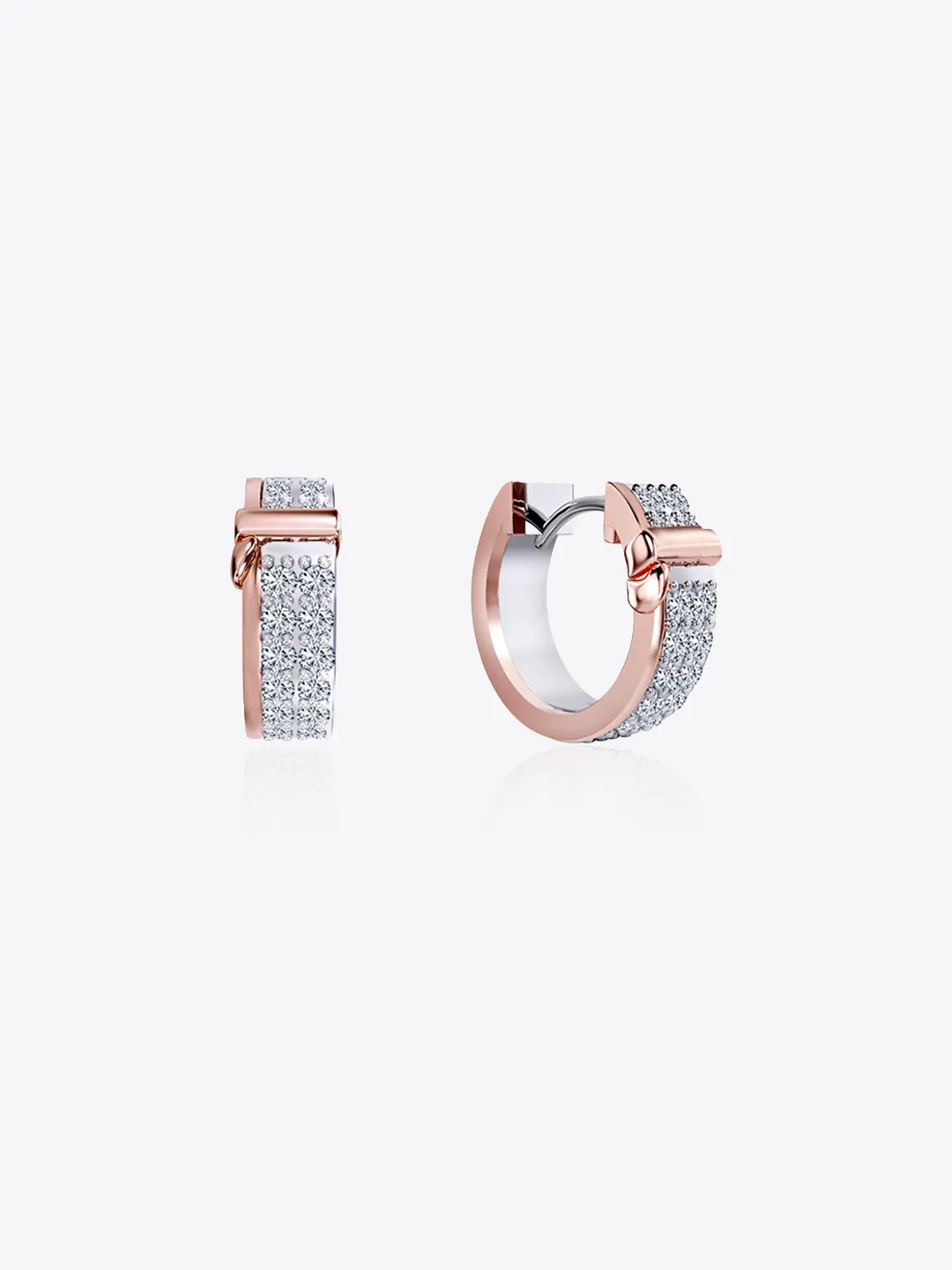 Amores Dual Colour Hoop Earrings