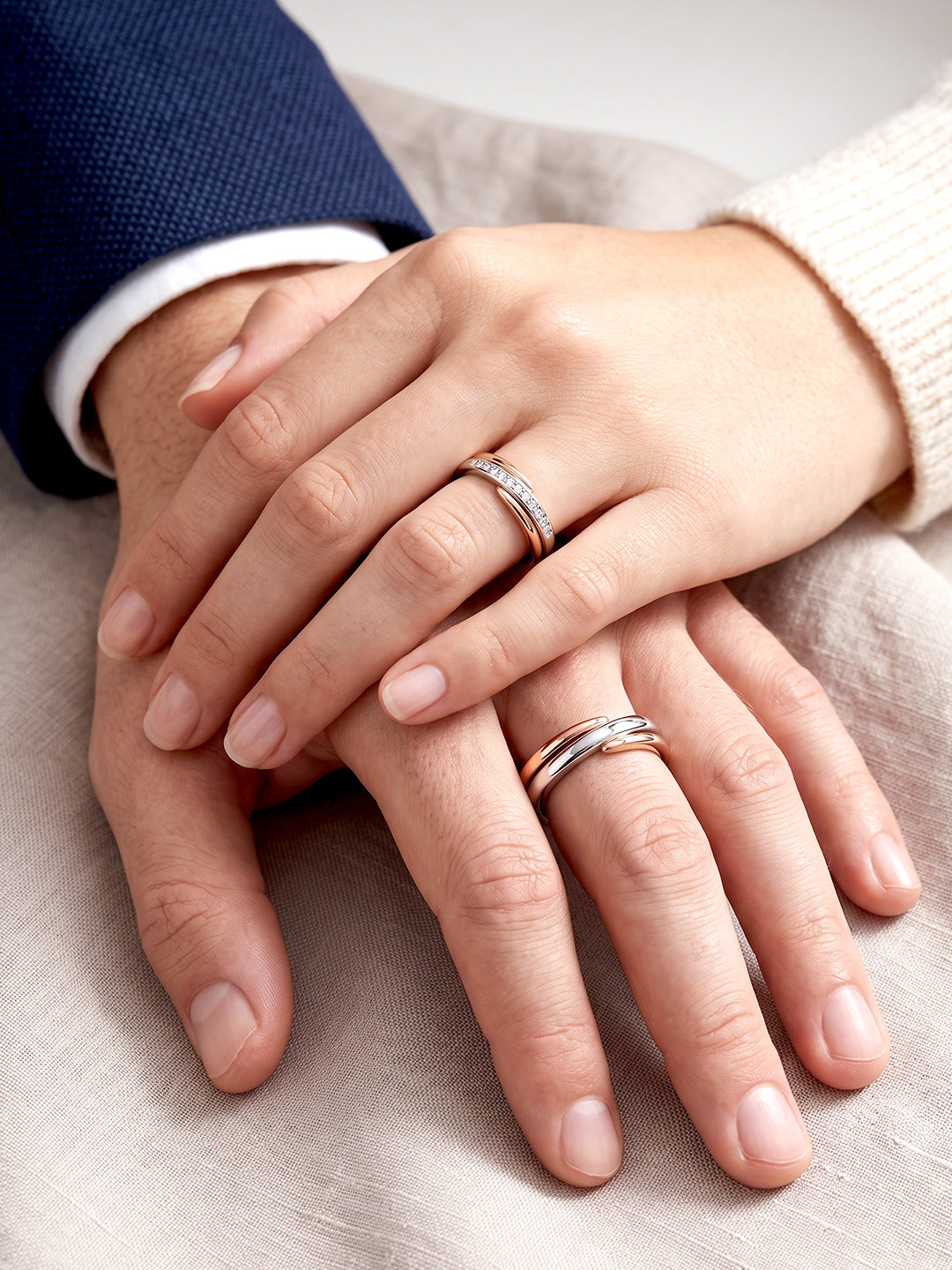 Achorists Dual Colour Couple Ring (For Her)