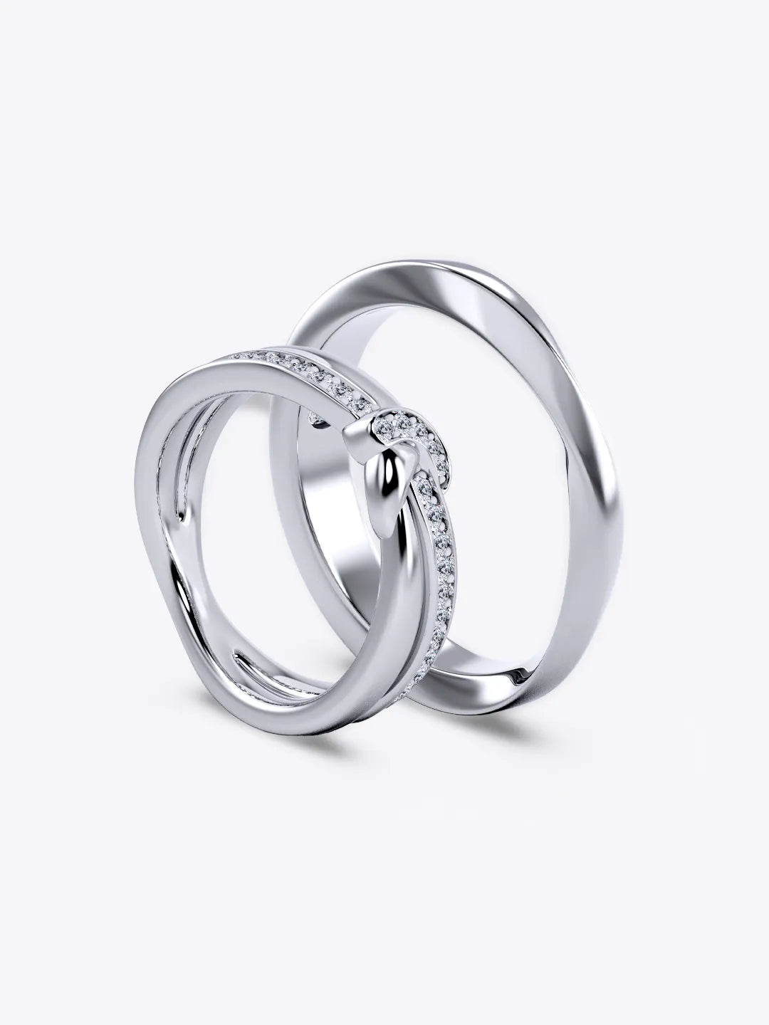 Amoura Lys Couple Ring Set