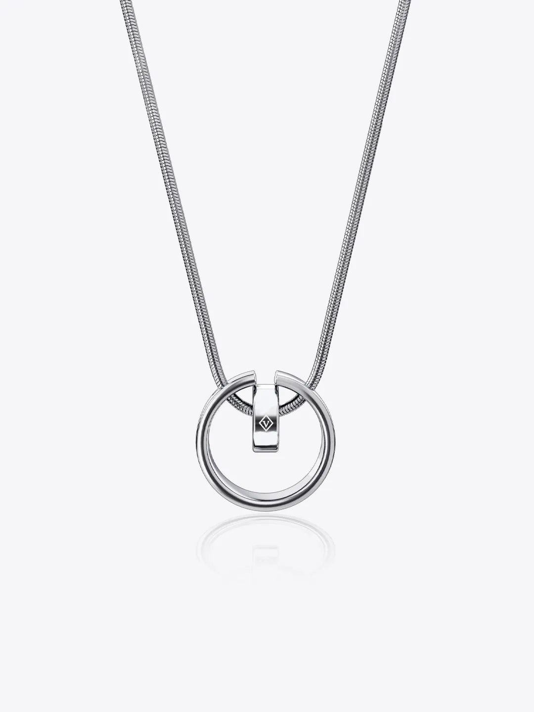 V Collection - V Double Ring Pendant