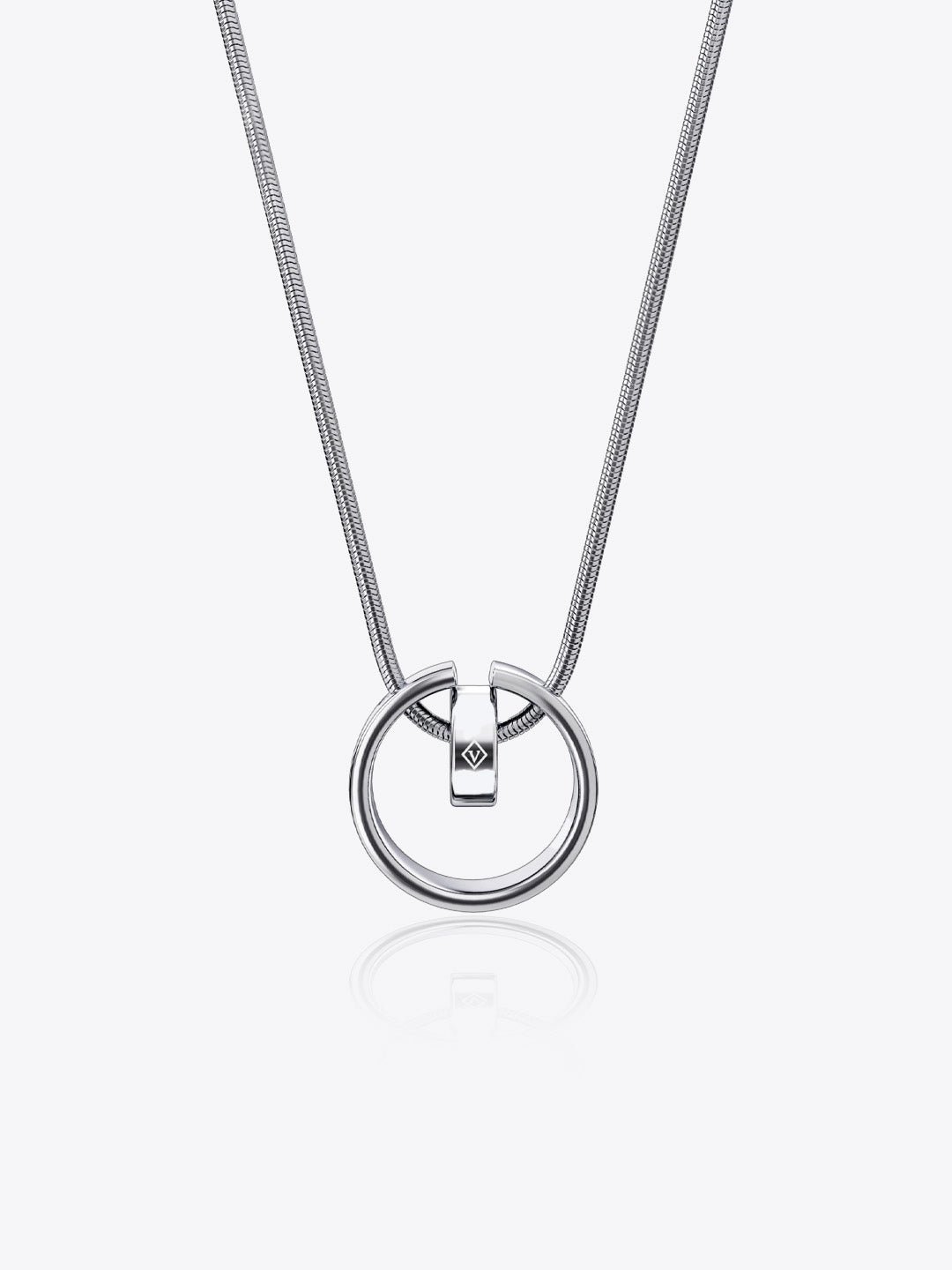 V Collection - V Double Ring Pendant