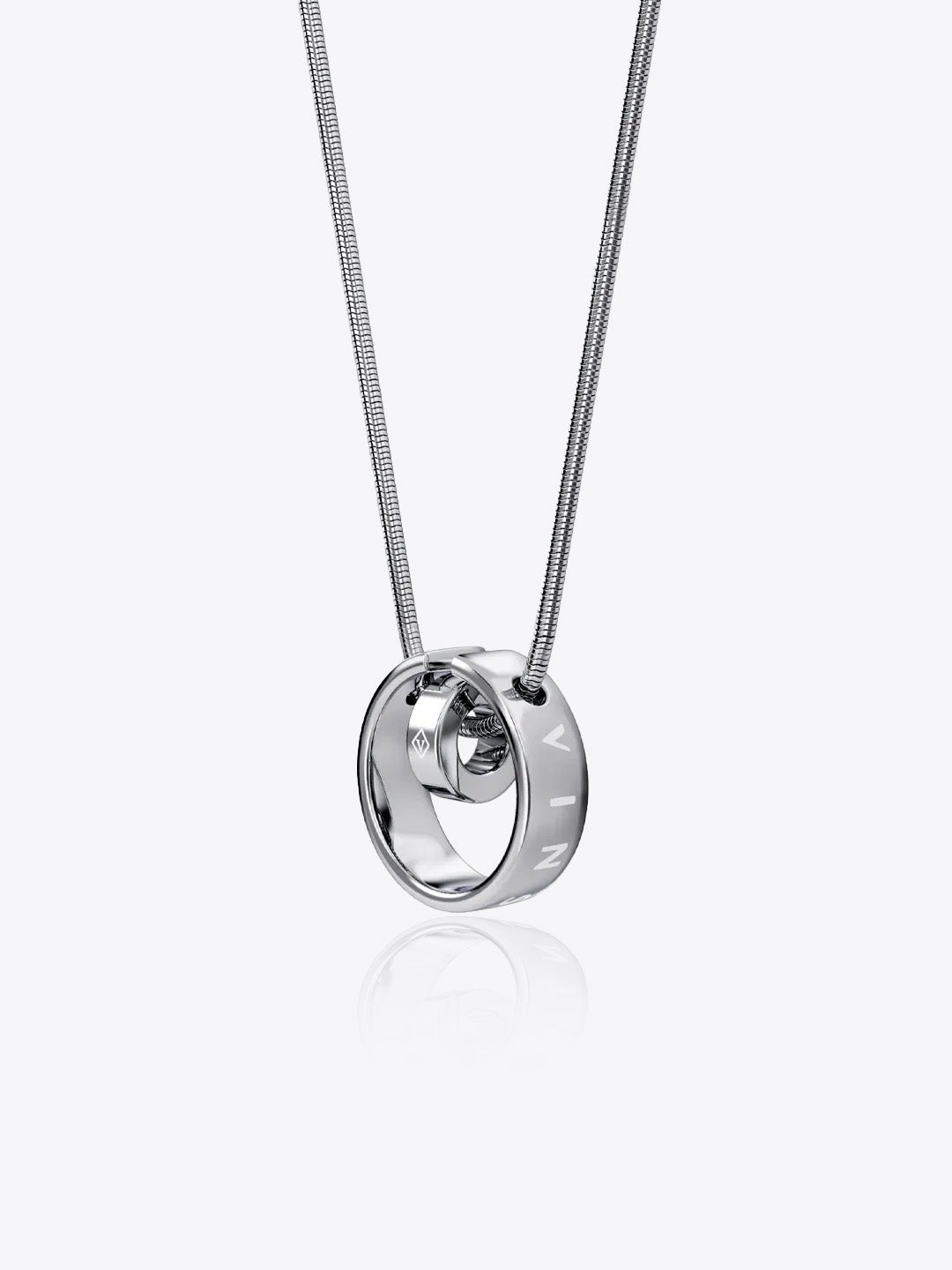 V Collection - V Double Ring Pendant