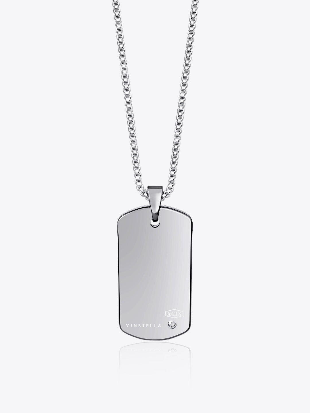 V Collection - V Signature Tag Pendant