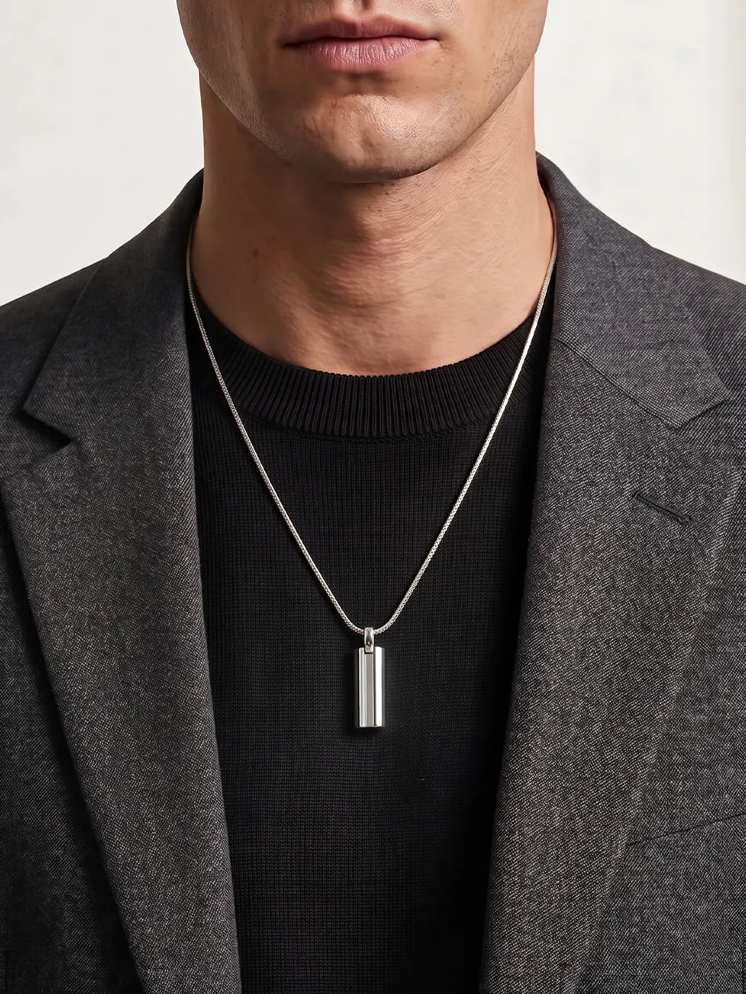 V Collection - V Vertical Bar Pendant (Stripe)