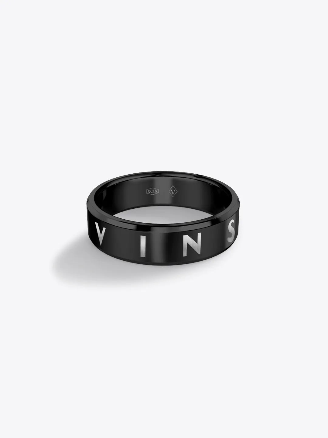 V Collection - V Classic Matte Black Ring