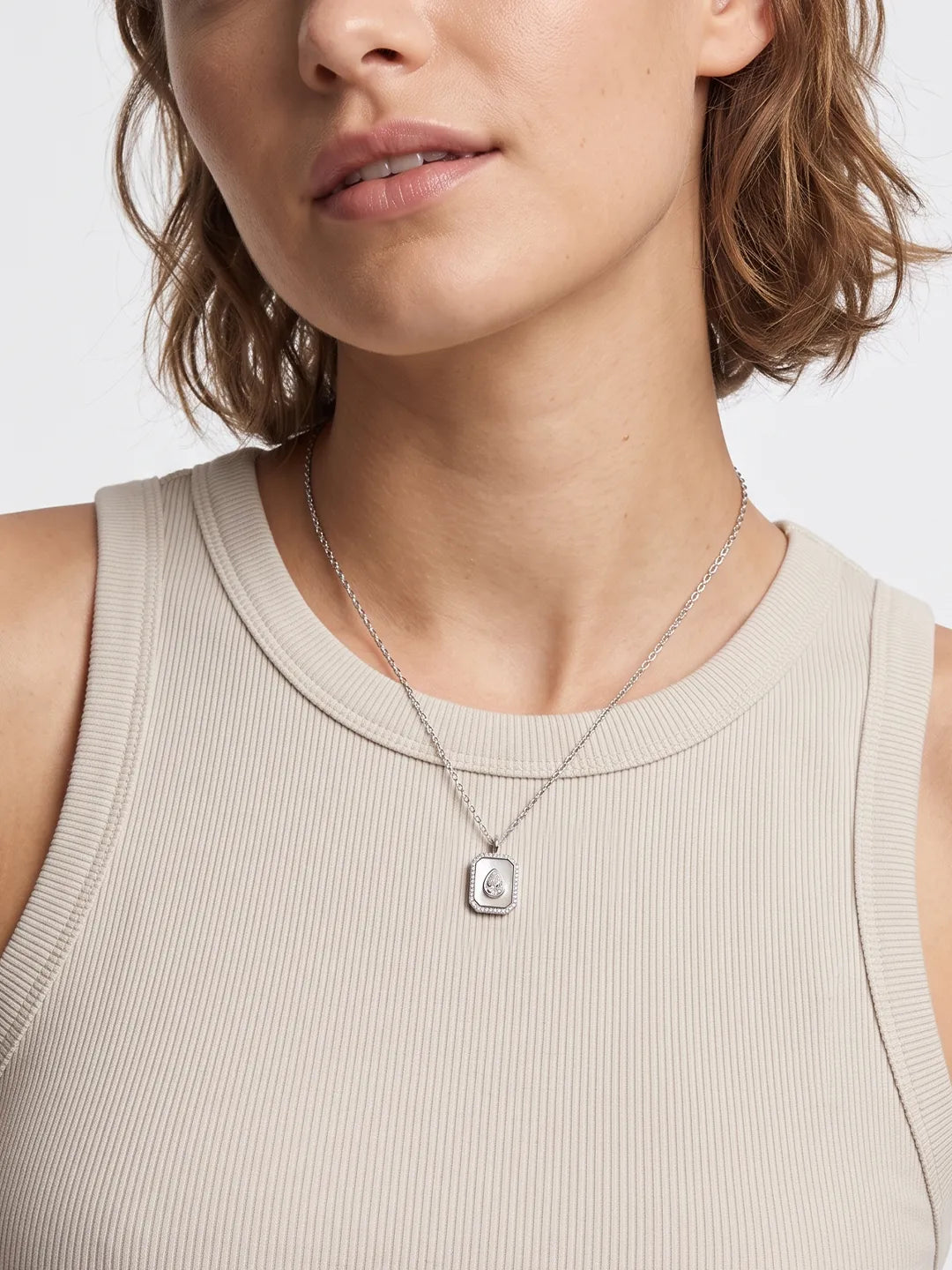 Iridescent Inlay Necklace